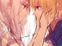 帅一点的动漫百合头像.