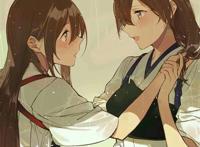 动漫女头团头邪魅色气闺蜜头帅气百合