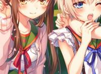 手机壁纸 学院孤岛 百合 by酱油霏