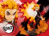  《鬼灭之刃》的剧场版炼狱杏寿郎手办