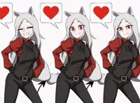 【helltaker】同人立绘图第一期(刻耳柏洛斯三头犬)#动态图