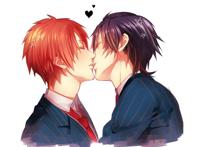 动漫 两个男生的图片