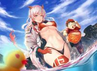 明日方舟女角色爆衣组图欣赏，沟起你的兴致了吗