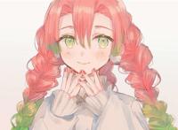 鬼灭之刃:恋柱甘露寺蜜璃高清壁纸, 