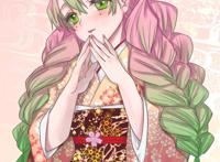 鬼灭之刃:恋柱甘露寺蜜璃高清壁纸,