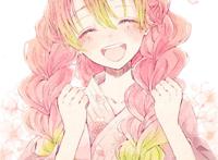 【p站美图】《鬼灭之刃》甘露寺蜜璃生日壁纸