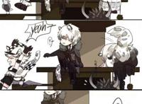 明日方舟#银灰一家画师cr假的粥粥