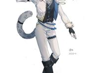 银灰_明日方舟银灰绘画作品