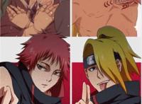 火影忍者蝎和迪达拉图片