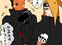 迪达拉 宇智波带土 迪达拉 宇智波带土