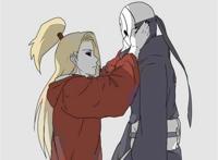 迪达拉,宇智波带土 迪达拉,宇智波带土