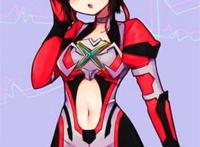 奥特曼娘化,艾克斯着装很前卫