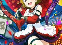 lovelive 江户忍者 卡牌 小泉花阳 无框壁纸