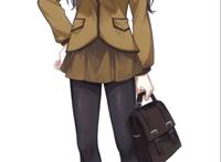 穿月海原学院服的凛酱