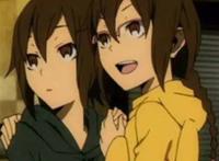 动漫中双胞胎萌妹子的姐妹花