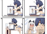 「モンガール4コマ174-gatebox」/「greenteaneko」の