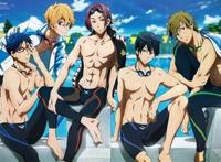 free男子游泳部!