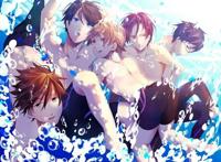free!男子游泳部