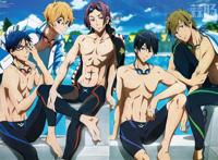 加上新成员龙崎怜以及经理松冈江成立岩鸢高中的游泳部