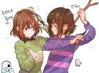 frisk chara undertale
