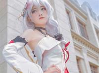 cosplay《崩坏3》德丽莎,清新甜美的小姐姐