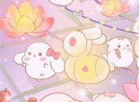 喵小呜和兔小叽情侣壁纸