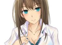 浑身湿透的动漫美少女图片