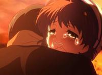 clannadー冈崎汐「能哭的地方除了厕所 还有爸爸的怀里」