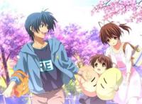 clannad 古河渚,冈崎朋也,冈崎汐
