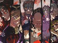 鬼灭之刃:十二鬼月上弦壁纸 