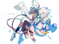 言洛日常 p站:godlailer id=59002274 洛天依&言和