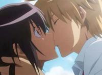 碓冰拓海与鲇泽美咲kiss的图片