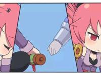 王者荣耀漫画:兰陵王隐身前来偷拿花木兰身上的卷轴