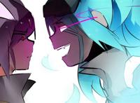 黑化伽罗扑向小心超人