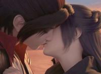 斗破苍穹:萧炎云韵亲吻起来