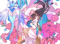 小乔安琪拉大乔妲己貂蝉木兰昭君孙尚香