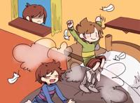 ut的精美图(frisk和chara)