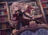 非常妩媚迷人的泪痣女子插画作品