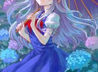 动漫人物——上白泽慧音,小白妹纸吃烤肉