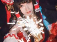 《东方Project》中的博丽灵梦cos cn：白夜-w