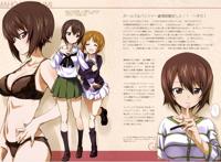 美图分享《少女与战车》西住真穗