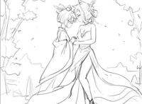 【头像】放课·小椒(线稿)