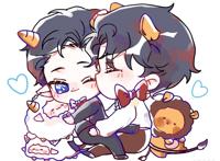 谁把谁当真赵锦辛黎朔q版同人绘画 谁把谁当真赵锦辛黎朔q版同人绘画