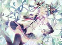 初音和小穹超清手机壁纸.