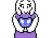 传说之下羊妈像素画