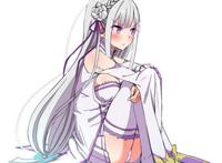 そんな状态.ご机嫌斜めでも可爱いエミリアちゃん.