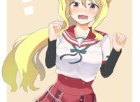 十咎桃子 金发少女十咎桃子高清插画