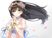 金发少女十咎桃子高清插画