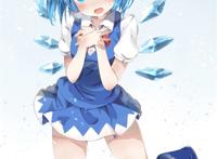 anime,cirno,touhou project,anime tenchou x touhou