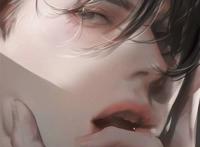 画师：Ryeomi I 려미&nbsp;太太画的cp亲热图 这腹肌太性感了！